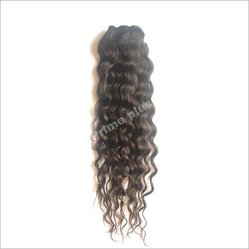 Black-brown Natural Brown Loose Curly Hair