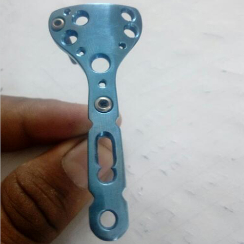 Distal Radius Volar Plate - Stainless Steel, Right or Left Option, 3 to 6 Hole Configuration, New Condition