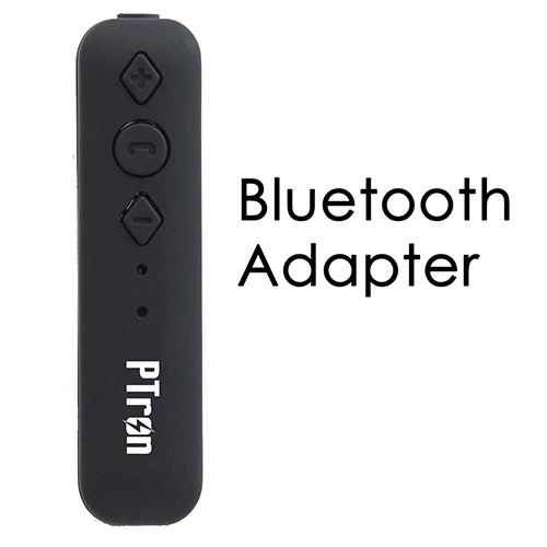 Ptron Echo Compact Bluetooth Wireless Adapter For Smartphones & Tablets - Abs+rubber Body, Mini Size, Black | 130mah Battery, 4 Hrs Playback, Bluetooth V4.2