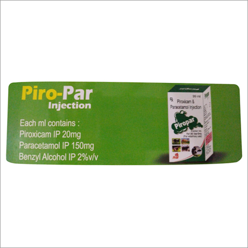 Piroxicam & Paracetamol Injection
