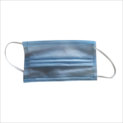 3 Ply Surgical Face Mask - 3-Ply Soft Fabric, Standard Size, Sky Blue | Disposable Use, Suitable for Adults and Children, Anti-Allergic