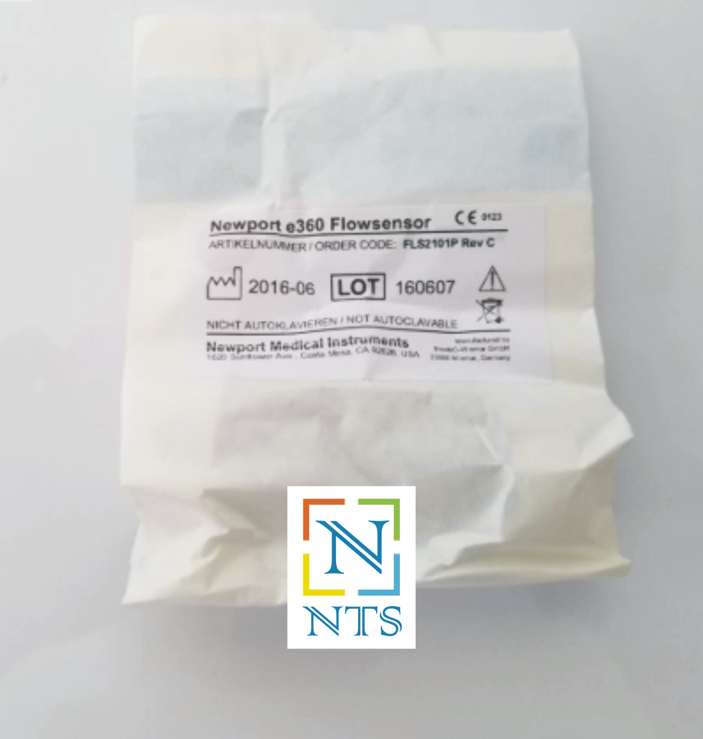 Newport E360, E500 Ventilator Flow Sensor Fls2101p Usage: Medical