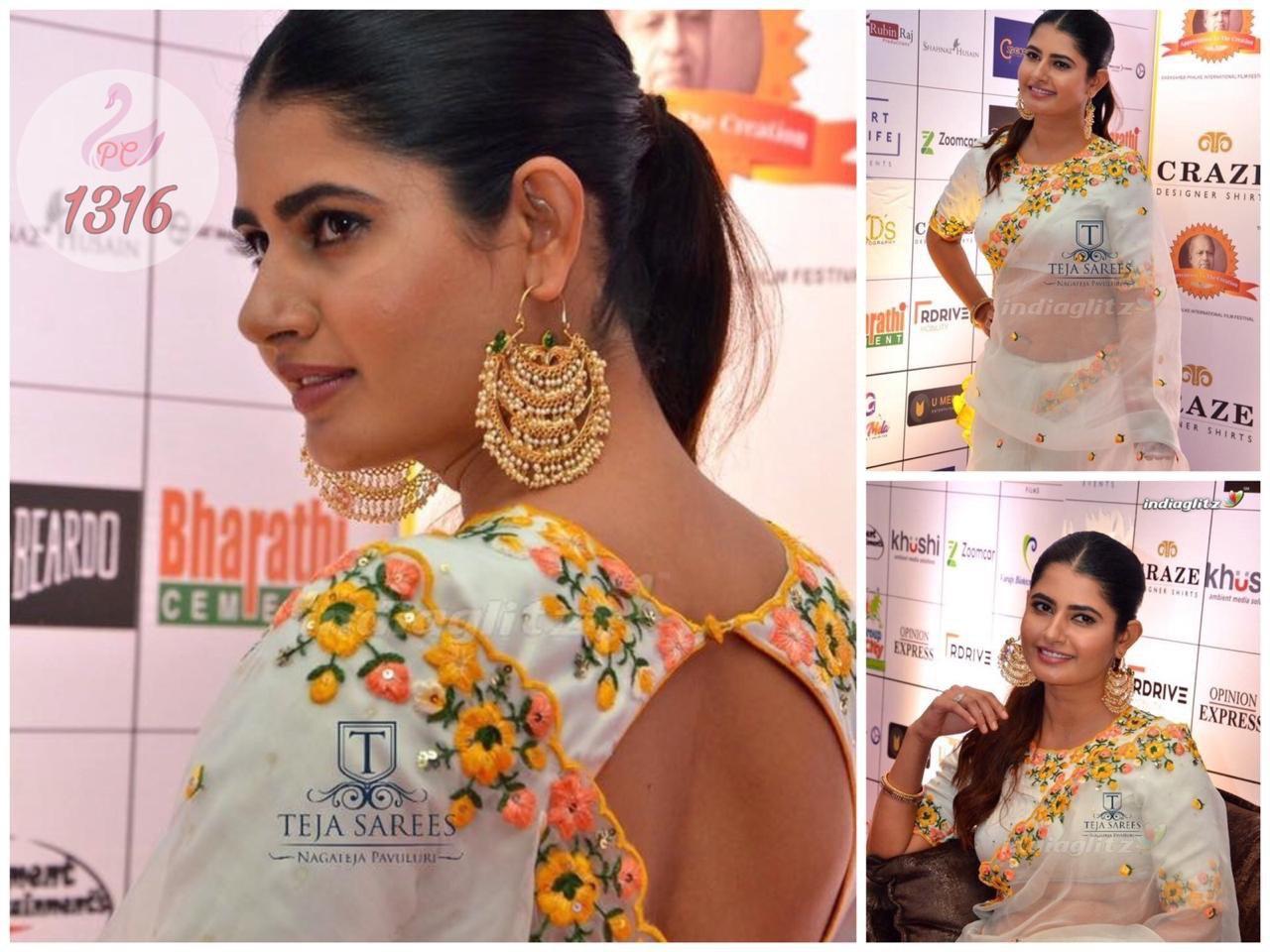 Multi Georgette Chiffon Saree