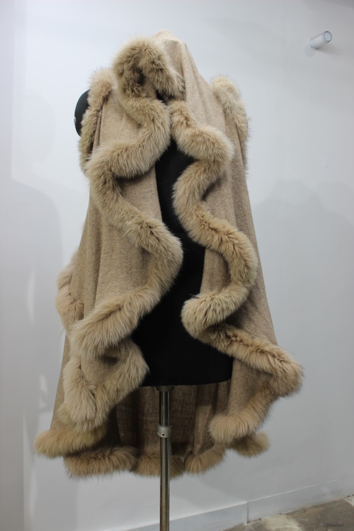 Cashmere Pashmina Fur Shrugs - Color: All Color Possible To Make