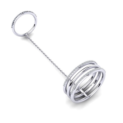 सिल्वर नॉक रिंग जेंडर: महिलाएं