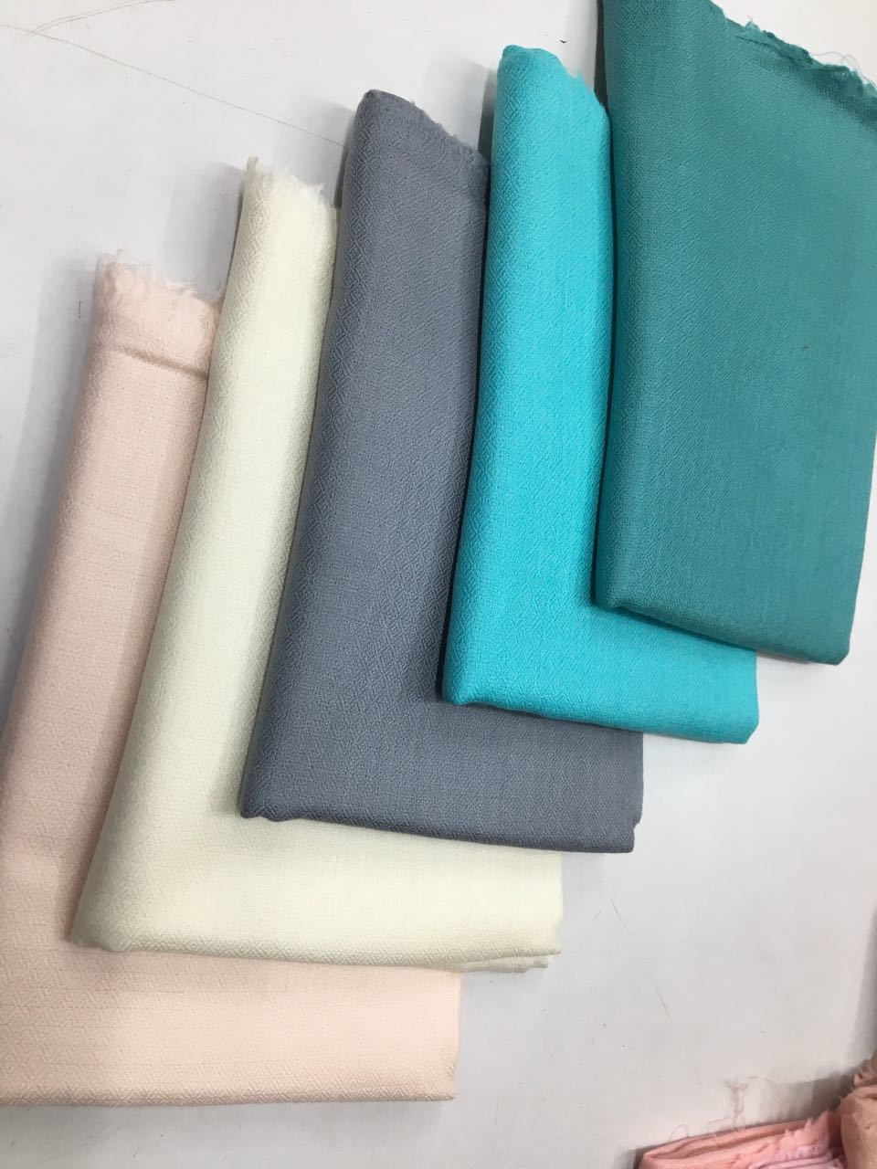 All Color Possible 100% Wool Plain Stoles , Size-70x200cm