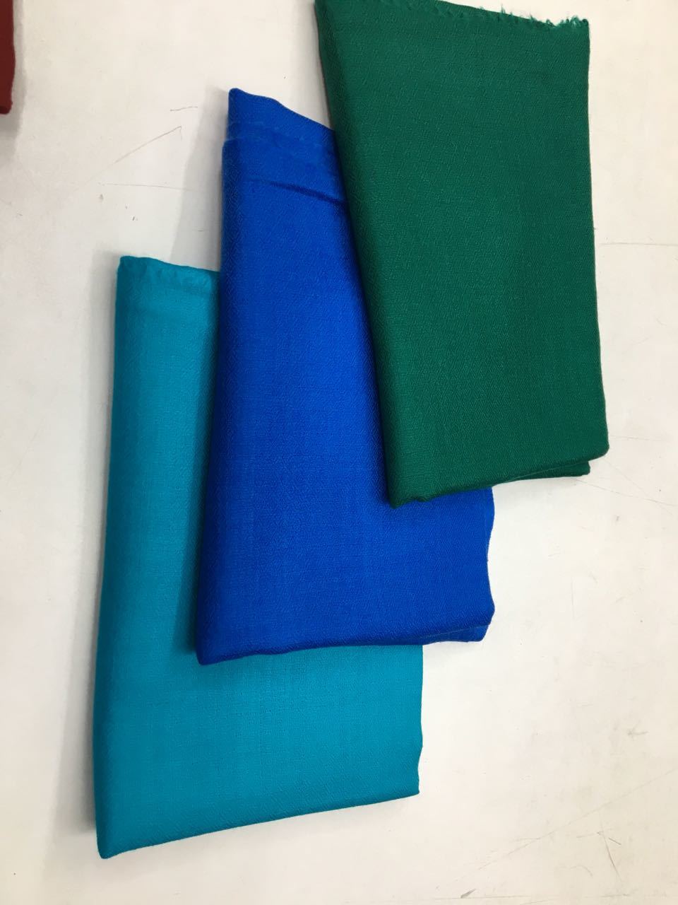 All Color Possible 100% Wool Plain Stoles , Size-70x200cm