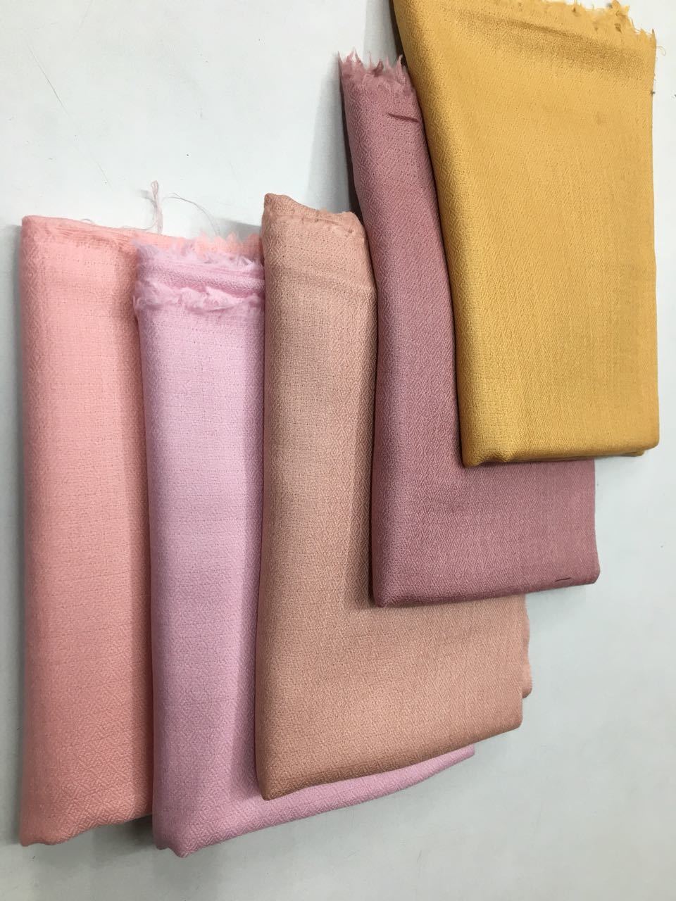 All Color Possible 100% Wool Plain Stoles , Size-70x200cm