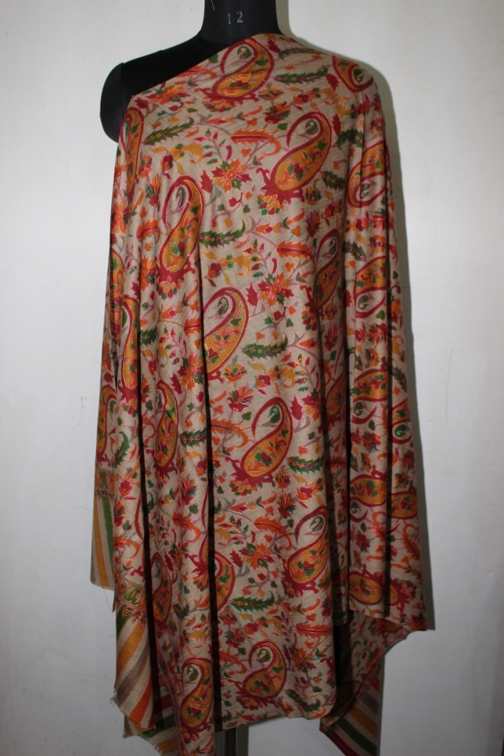 Wool Printed Stoles - Color: Required Based