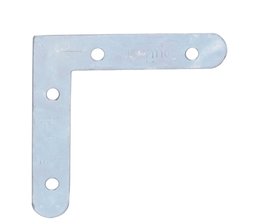 Light Table L Corner - 21 Gauge Iron, 2 Inch Size, Silver Color, Zinc Plated Finish | Corrosion Resistant, Sturdy Design, Easy Installation
