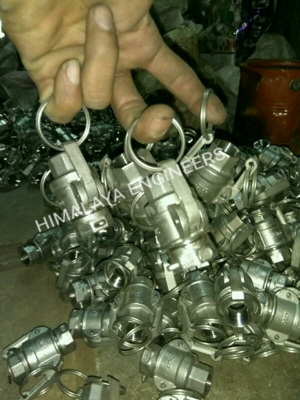 Camlock Coupling - Stainless Steel, 1/2" To 6" Size | Chrome Plating, Nitrile/neoprene/silicon/teflon Sealing, Din-2838 Standard