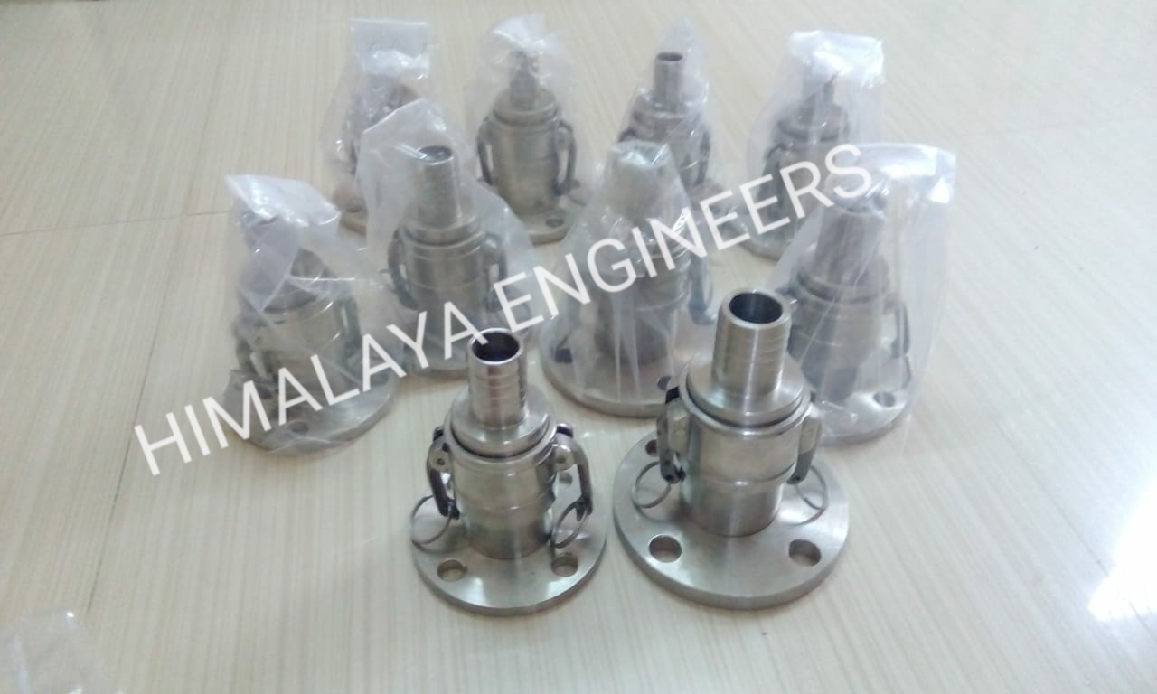 Camlock Coupling - Stainless Steel, 1/2" To 6" Size | Chrome Plating, Nitrile/neoprene/silicon/teflon Sealing, Din-2838 Standard