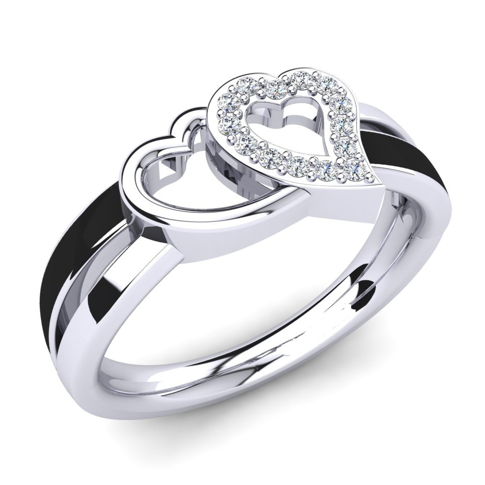 Enamel Jewelry - 92.5 Sterling Silver With Cubic And Swarovski Zirconia | High Polish, Nickel Free Rhodium Plating, All Us Sizes Available, Perfect For Gifts And Special Occasions