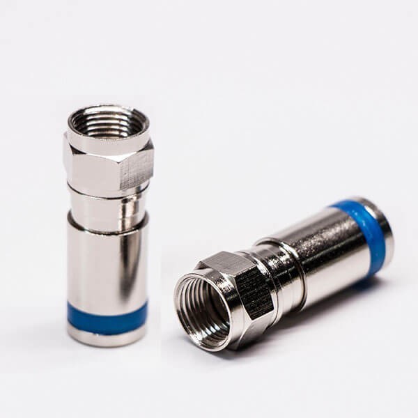 Type Compression Connector Vertical Type Plug For Cable