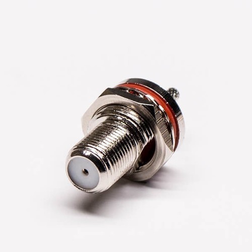 महिला पनरोक चिंराट और बल्कहेड पर एफ कनेक्टर पेंच