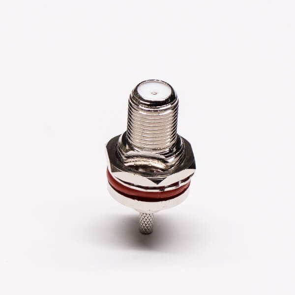 F Connector Screw On Female Waterproof Crimp And Bulkhead