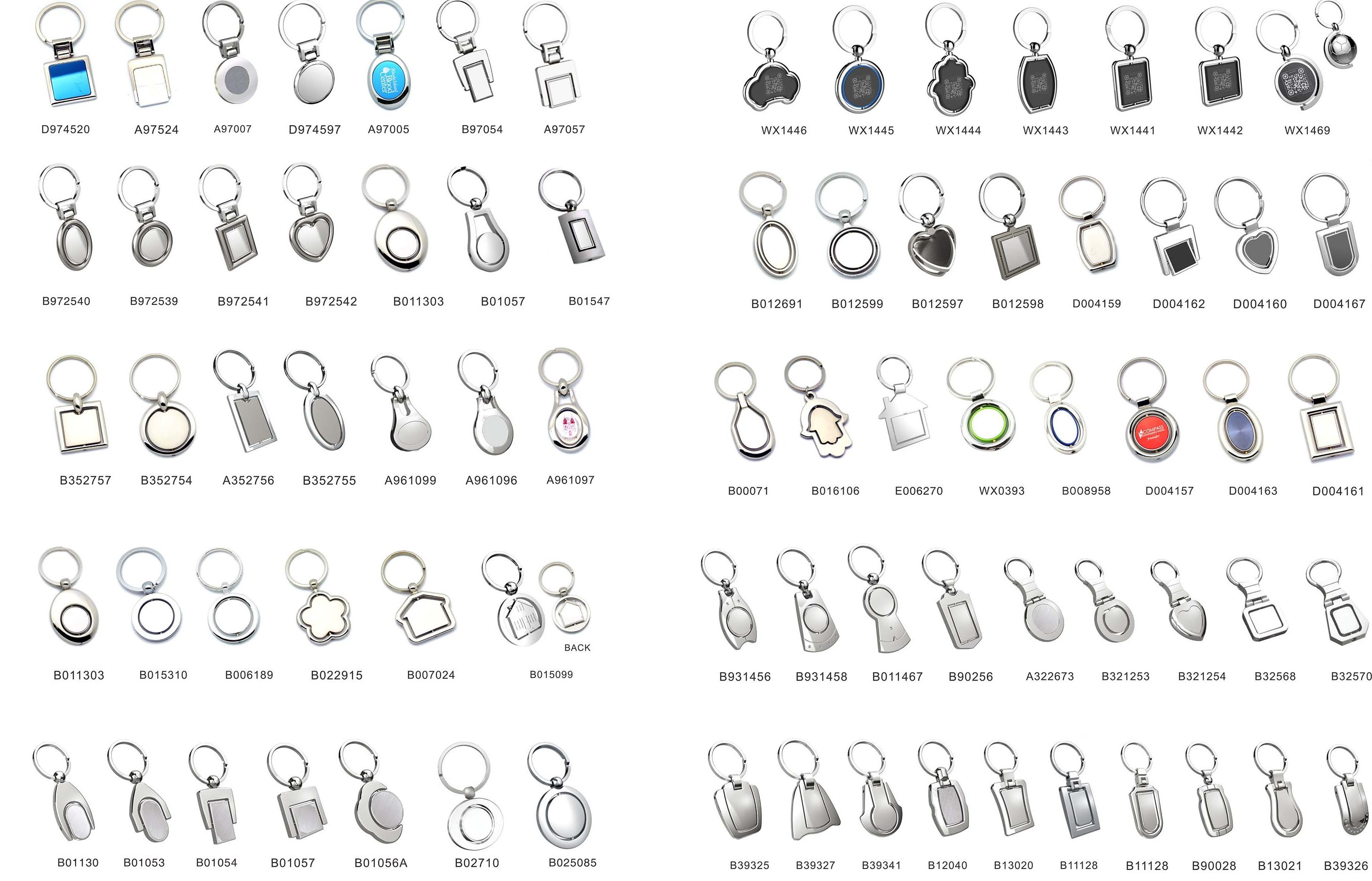 Metal Revolving Key Chain