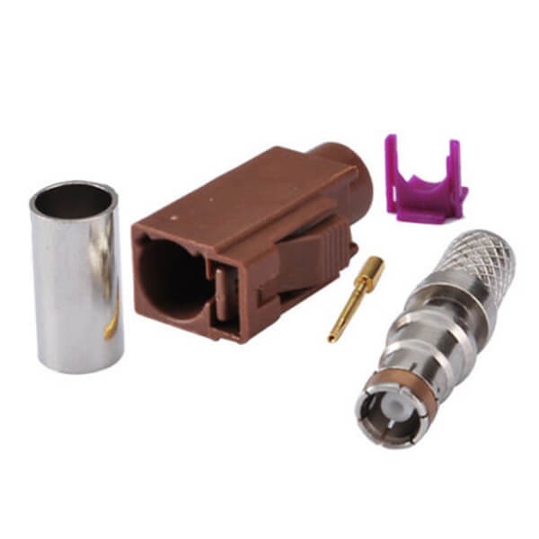 Fakra Connector Frequency F Female Crimp Solder