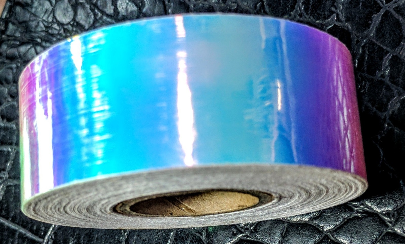 Iridescent Laser Hula Hoop Tape - Pe Material | 3d Rainbow Fluorescent Colour Changing Film, Perfect For Dance Hoops And Crafting