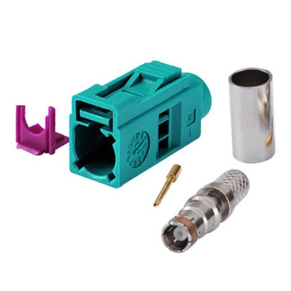 Fakra Connector Types Z Female Crimp Solder