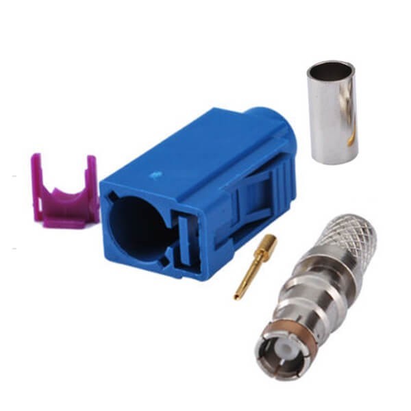 Fakra Female Connector C Crimp Solder