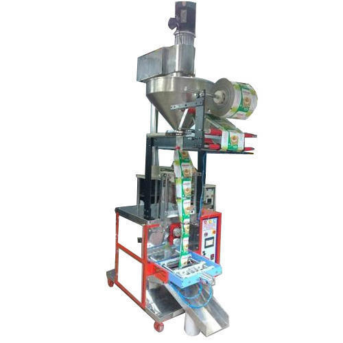 Masala Packing Machine - 2 kW Electric, MS Construction | Automatic Grade, Human Machine Interface, Film Thickness 0.04 - 0.09 mm, Packing Speed 30 - 80 Bags/Min, 220-240 Volt Voltage, 1 Year Warranty