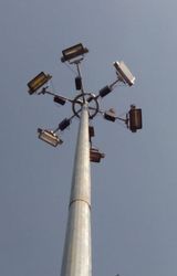 High Mast Light Pole Application: Petrol Pumps