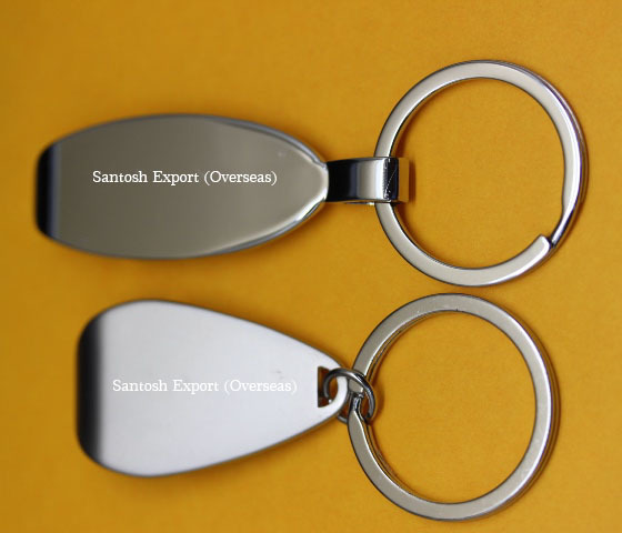 Bottle Opener Keychain - Solid Metal, 3-5mm Thickness, Silver Nickel Plated | Custom Logo Options, Professional Gift For Brand Promotion