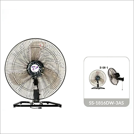 3as इलेक्ट्रिकल 2in1 डेस्क और वॉल फैन ब्लेड सामग्री: एल्यूमीनियम