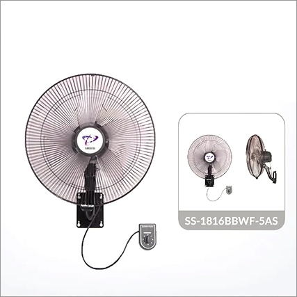 ब्लैक 5As इंडस्ट्रियल मेटल वॉल फैन