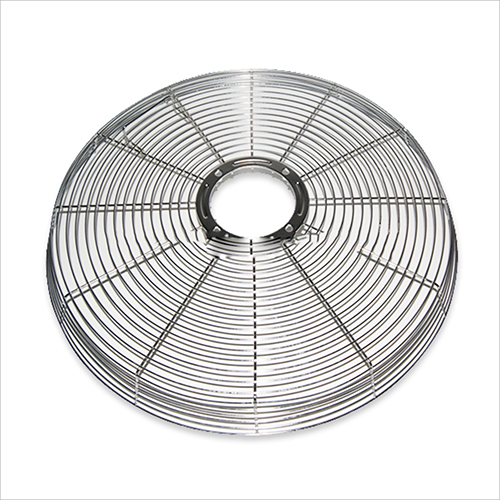 ग्रे ऑसिलेटिंग मेटल प्लास्टिक सेफ्टी ग्रिल फैन पार्ट्स