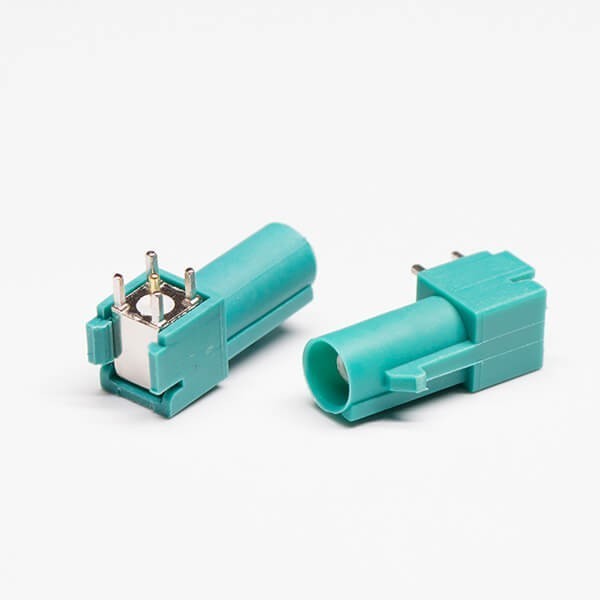 Fakra Smb Connector C Type Brown Coax Male Through Hole