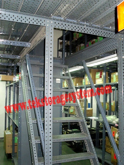 Iron Slotted Angle Mezzanine Floor