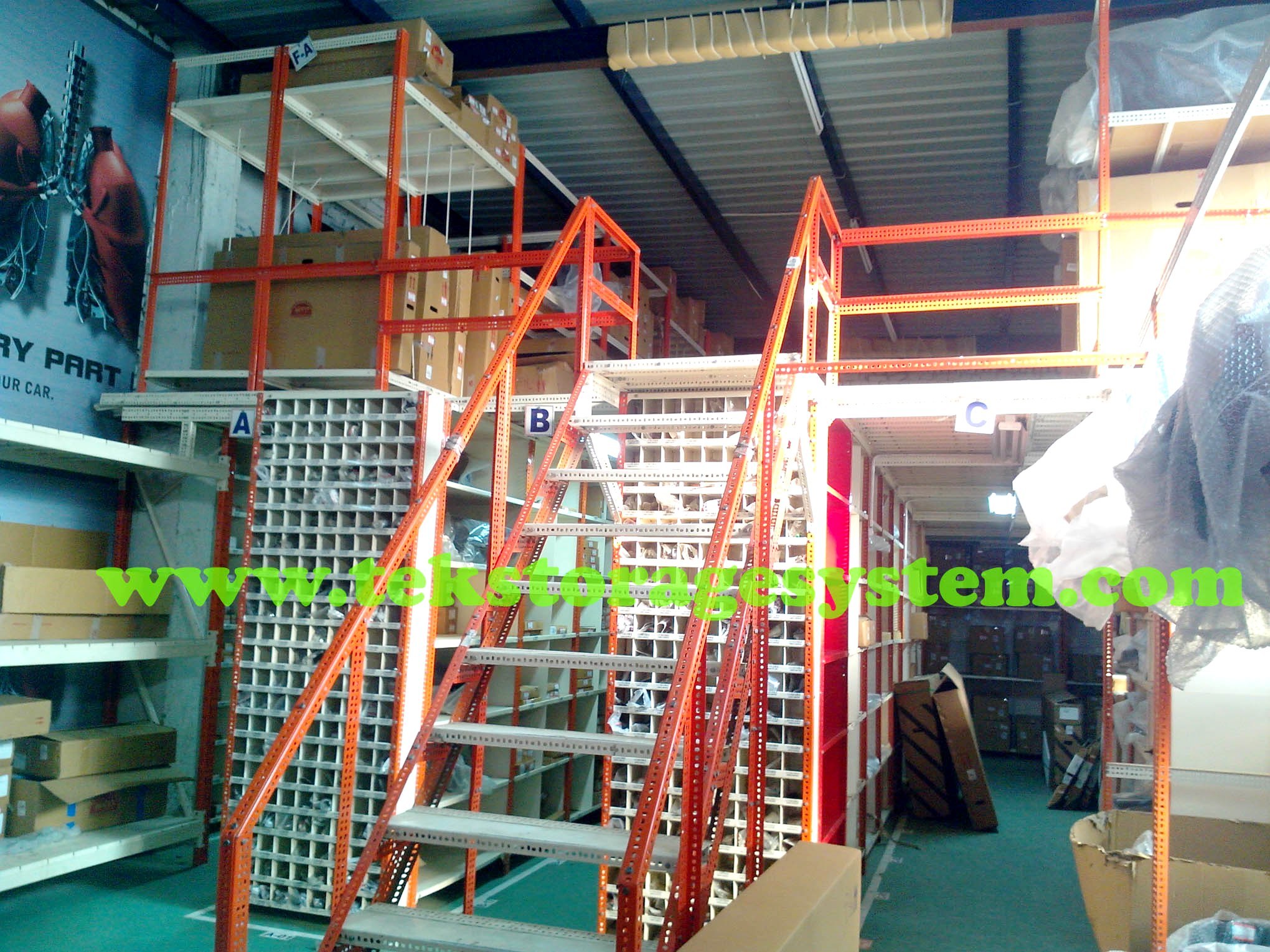 Iron Slotted Angle Mezzanine Floor