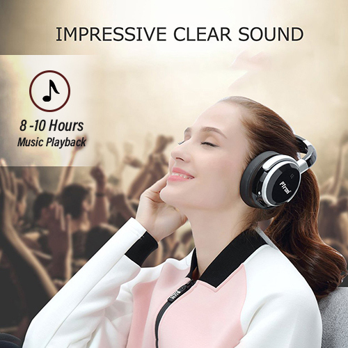 Ptron Rodeo Over-the-ear Bluetooth Headphones With 8 Hours Playback Bluetooth Version: V4.2+edr