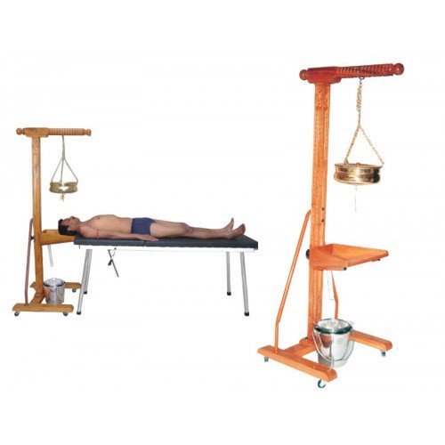 Imi 2295, Shirodhara Stand Wooden With Head Support