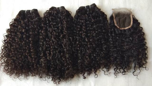 Brazillian Virgin Curly Hair Bundle - 100% Human Hair, 8-40 Inch Length, Natural Color | Tangle Free, Bouncy, No Chemicals, Replacement Warranty