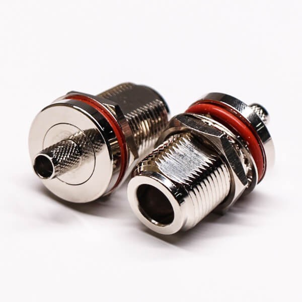 Jack Crimp Type N Bulkhead Connector