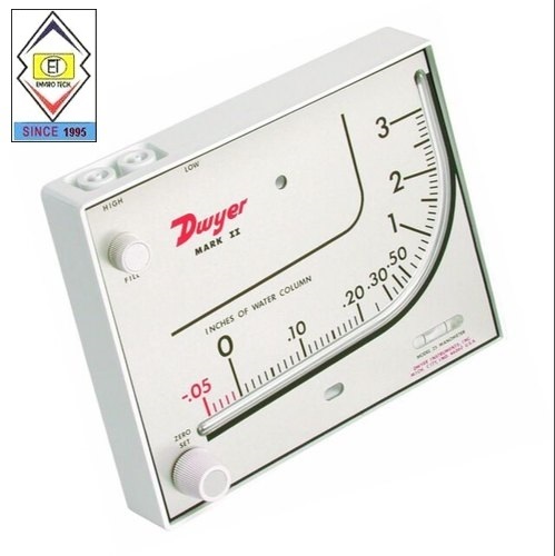 Mark Ii Model 28 Dwyer Manometer Range 0-10,500 Fpm Diameter: Approx. 8-1/4" (21 Cm). Centimeter (Cm)
