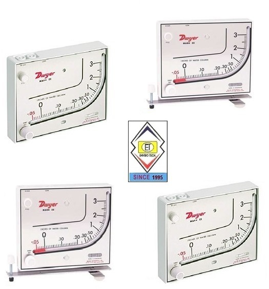 Mark Ii Model 26 Dwyer Manometer Range 0-7 Inches Wc Accuracy: +-3% Fs %