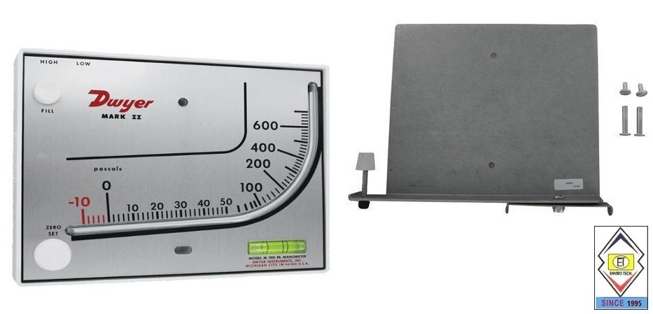 Mark Ii Model 40-250pa-av Dwyer Manometer Range 0-250 Pa,0-21 Mps Accuracy: +-3% Fs