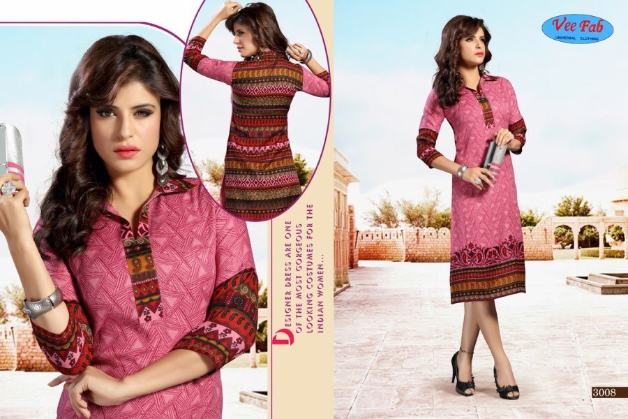 Fancy Ladies Printed Kurti Bust Size: 40 Centimeter (Cm)