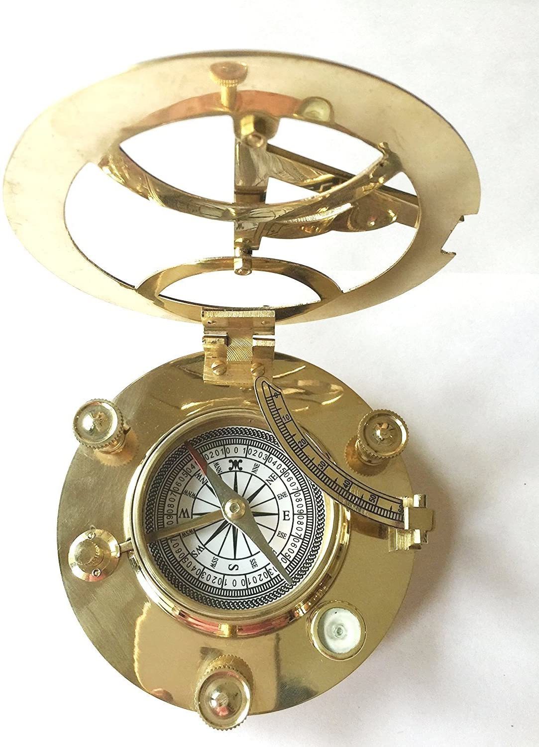 Nautical Brass Sundial Compass West London