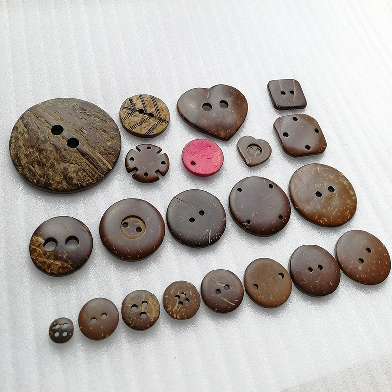 Natural Button - Zinc Alloy & Copper, 13mm-20mm Sizes, Eco-friendly, Nickel-free, Lead-free