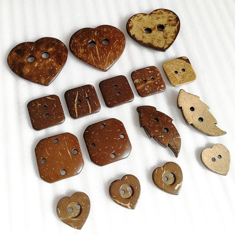 Natural Button - Zinc Alloy & Copper, 13mm-20mm Sizes, Eco-friendly, Nickel-free, Lead-free