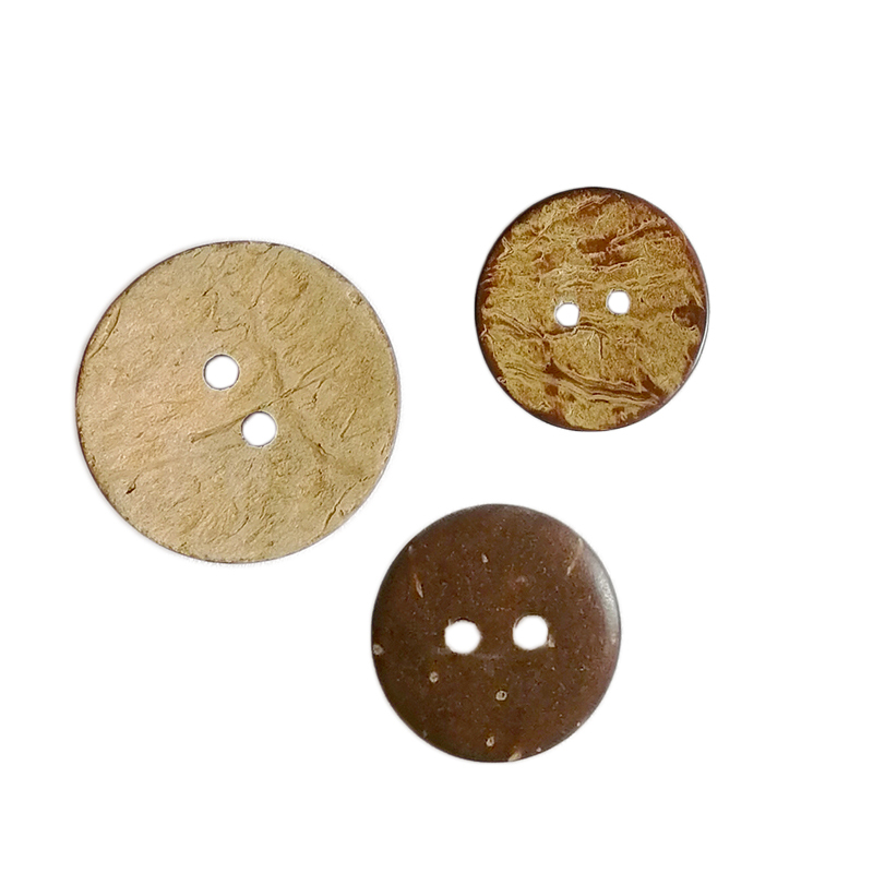 Natural Button - Zinc Alloy & Copper, 13mm-20mm Sizes, Eco-friendly, Nickel-free, Lead-free