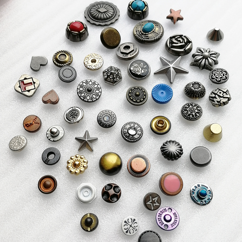 High Quality Zinc Alloy And Copper Metal Rivet - 9mm And 10mm, Customizable Color Options For Jeans, Bags, Shoes & More - Eco-friendly, Nickel-free, Lead-free