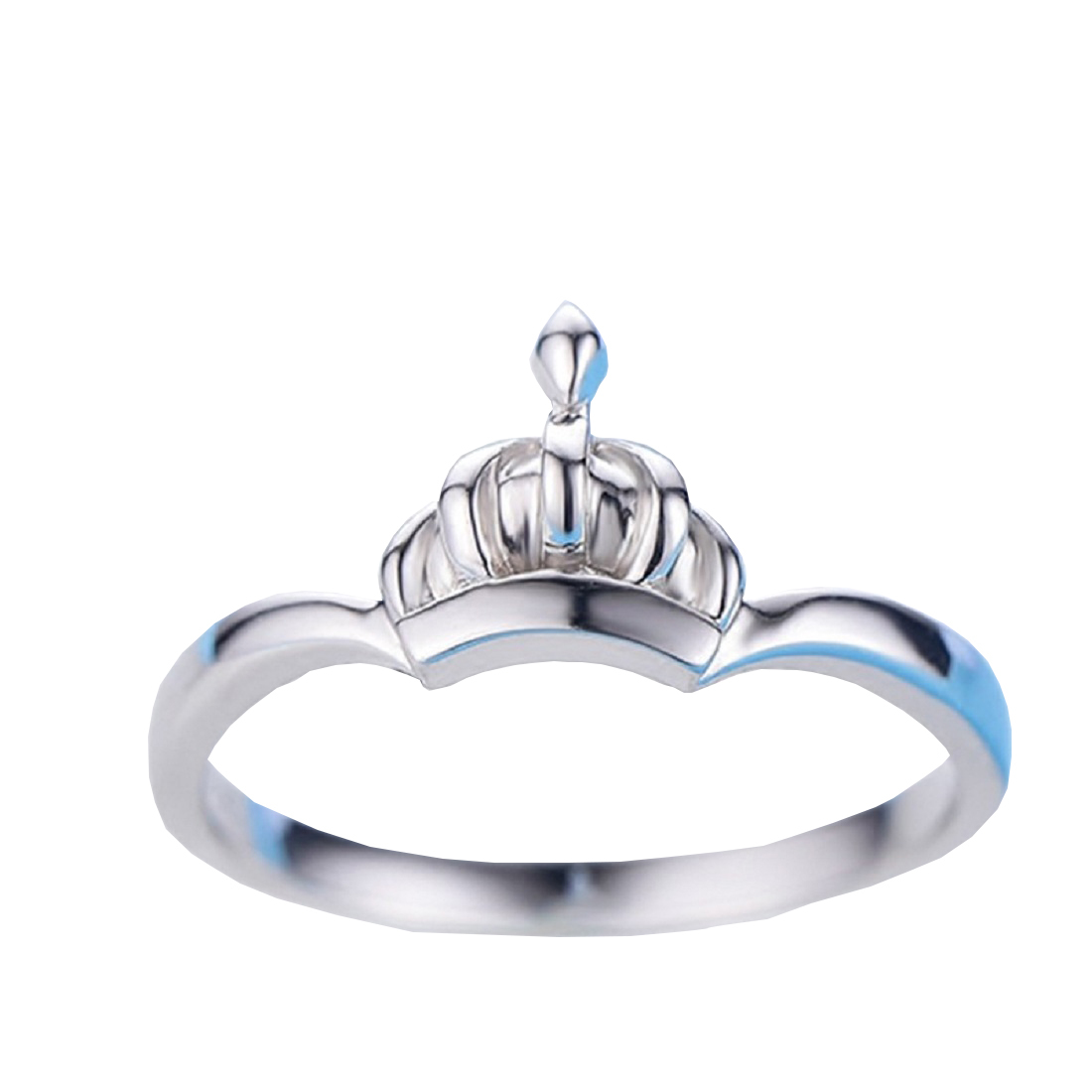 Silver Crown Rings Gender: Women