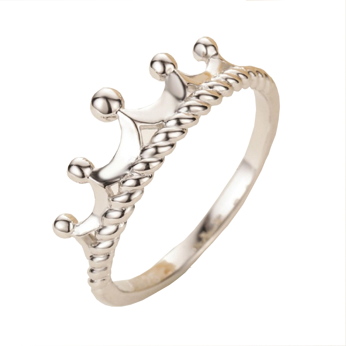 Silver Crown Rings Gender: Women