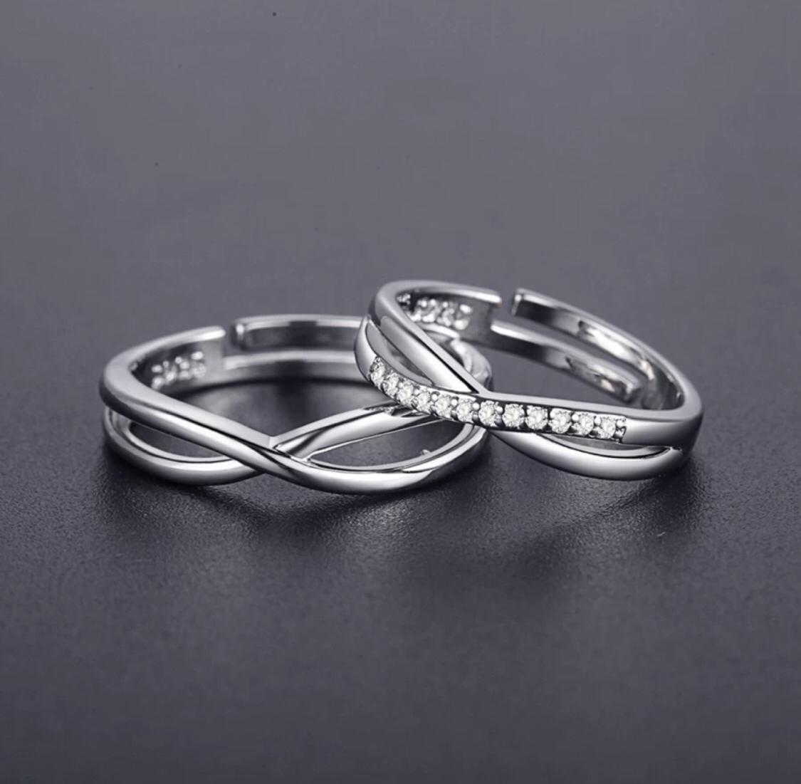 Silver Infinity Rings Gender: Women